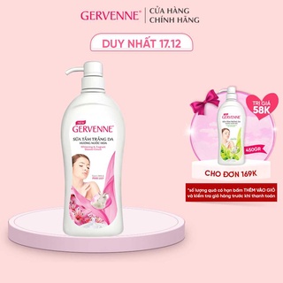 Sữa tắm trắng da Gervenne Pink Lily 450gr