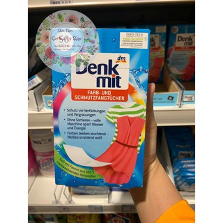 (bill) GIẤY CHỐNG PHAI MÀU QUẦN ÁO KHI GIẶT DENKMIT ĐỨC