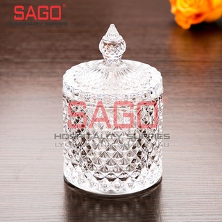 Thố thủy tinh deli đựng mứt kim cương , thủy tinh cao cấp
