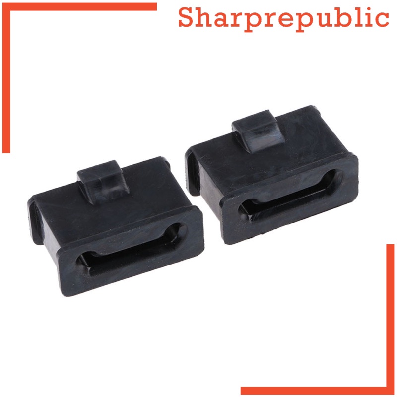 [SHARPREPUBLIC] 2PCS Muffler Mount Black Custom for Harley Drag Specialties | BigBuy360 - bigbuy360.vn