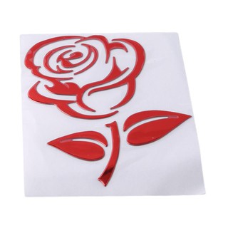 Miếng dán Sticker Hoa hồng nổi 3D