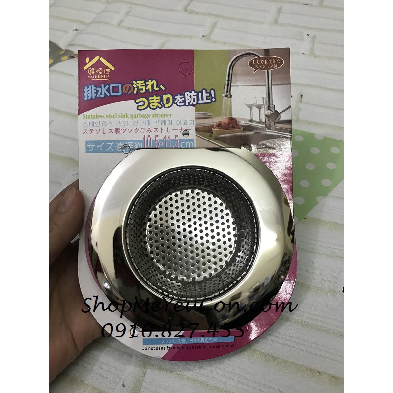 Lưới inox chắn rác bồn rửa loại Lỗ tròn, Lưới chặn rác bồn rửa bát, chậu rửa bát