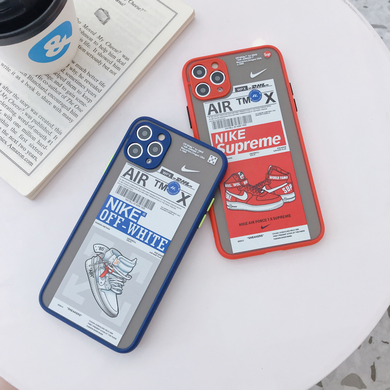Ốp điện thoại cứng trong suốt in họa tiết giày Nike bảo vệ cho iPhone 12/Pro Max/Mini/6/7/8/Plus/X/XR/Xs Max/11/SE2 | BigBuy360 - bigbuy360.vn
