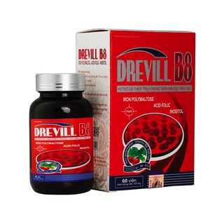 (CHÍNH HÃNG) VIÊN UỐNG BỔ MÁU DREVILL B8 LỌ