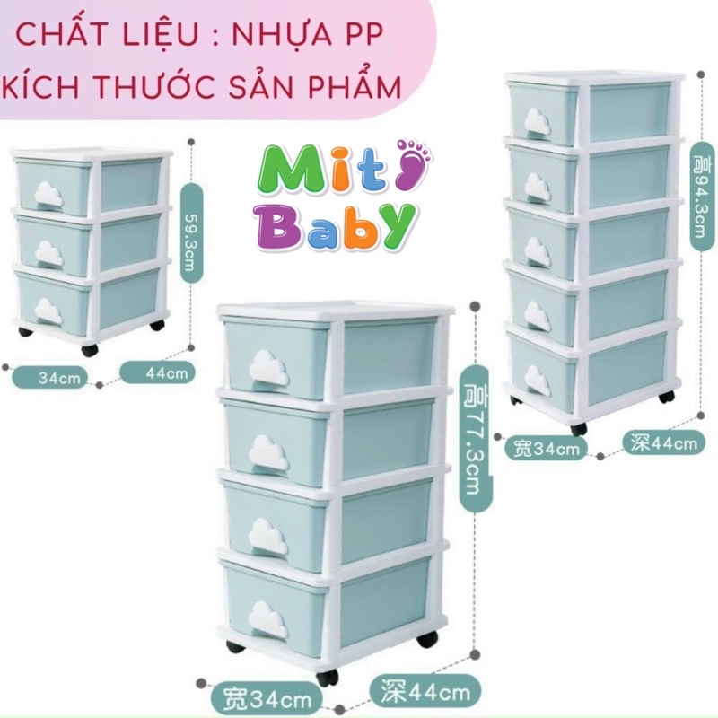 Tủ mây đựng đồ chơi, quần áo cho bé và gia đình