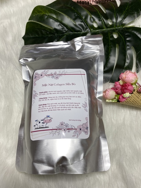 Mặt Nạ Thạch Dẻo Sữa Bò Gói 800g