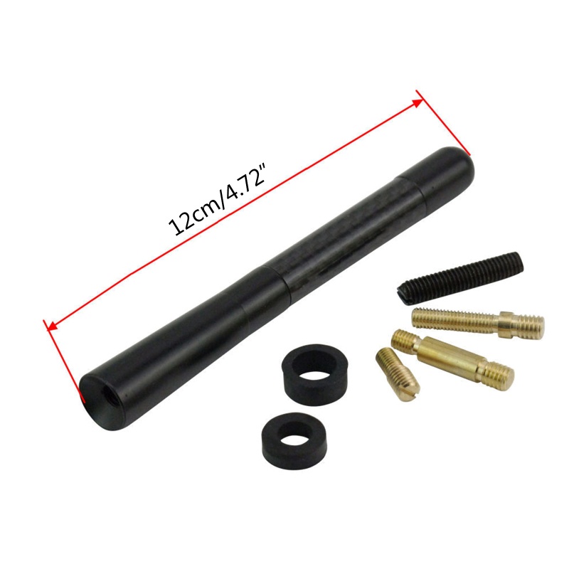 Ăng Ten Radio FM 12cm Bằng Nhôm Ngắn Thông Dụng Cho Xe Hơi