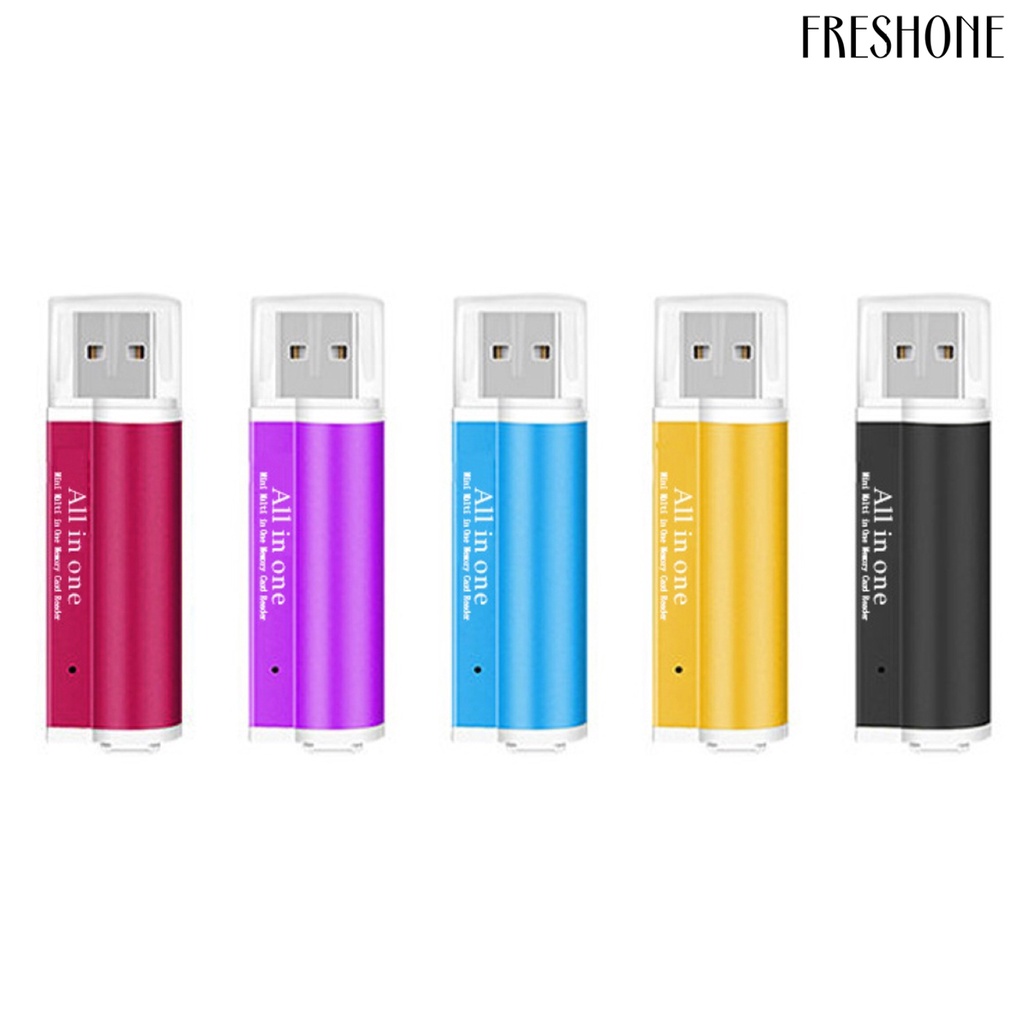 Đầu Đọc Thẻ Nhớ Usb Tf / Micro-Sd / Ms / M2 4 Trong 1 Cho Máy Tính | BigBuy360 - bigbuy360.vn