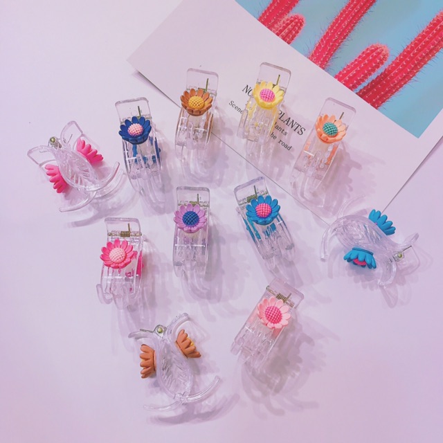 Combo 2 Kẹp càng cua 3 răng sắc màu xinh xắn