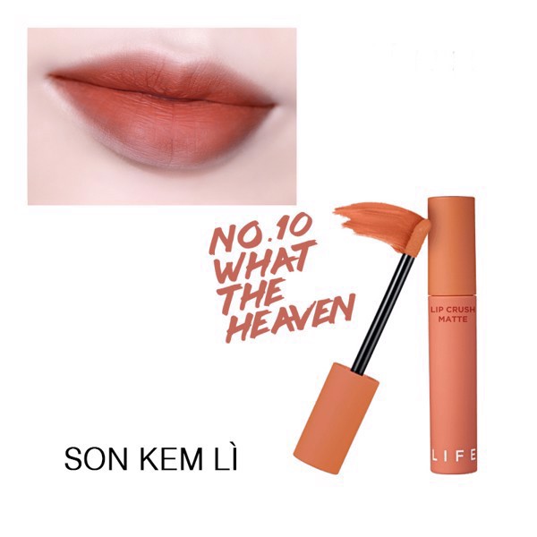 Hàn Quốc Chính Hãng - Son Kem Siêu Lì It’s Skin Lip Crush Matte Life Color 5g
