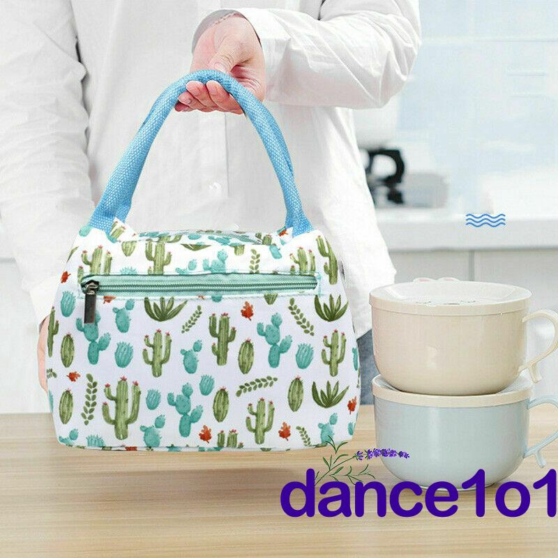 Túi đựng hộp cơm trưa cách nhiệt nhiều màu sắc phù hợp cho du lịch/đi làm/đi học