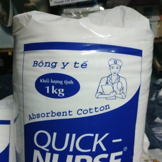 Bông gòn y tế Quick Nurse, bịch 1kg
