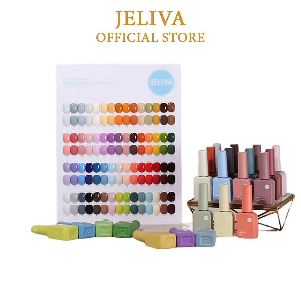 Set sơn Jeliva nail 60 màu