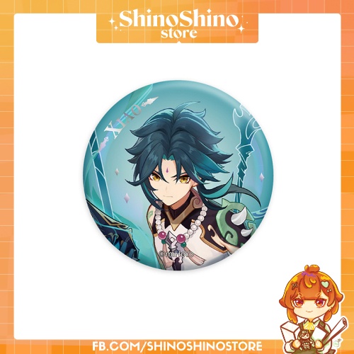 [có sẵn] huy hiệu hình banner genshin impact chính hãng từ official shop