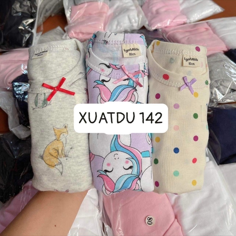 SET 3 BỘ XUẤT DƯ DÀI TAY CHO BÉ
