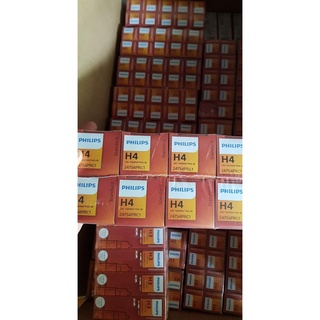 Bóng đèn philip pha cốt gầm chân h1,h3, h4 điện 12v 24v 100w