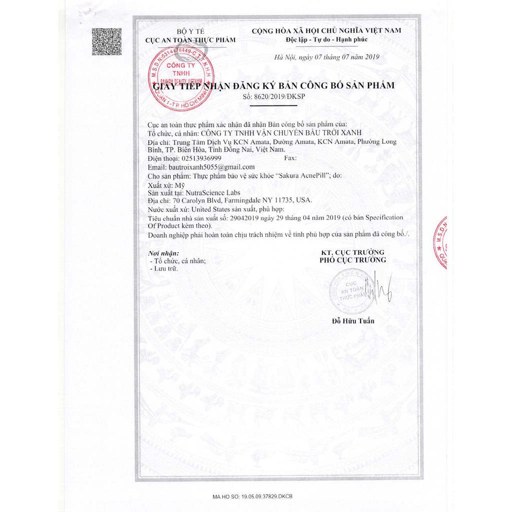 Viên uống giảm mụn, xóa tan sẹo thâm Sakura Acnepill | BigBuy360 - bigbuy360.vn