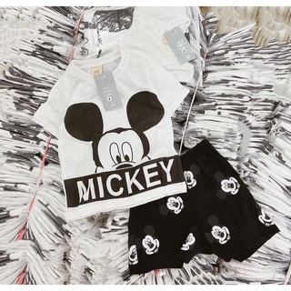 A772- BỘ ĐÙI BÉ TRAI MICKY ĐEN TRẮNG