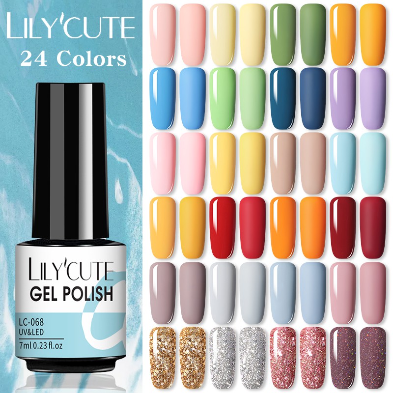 Gel Sơn Móng Tay Lilycute 7ml Nhiều Màu Xinh Xắn