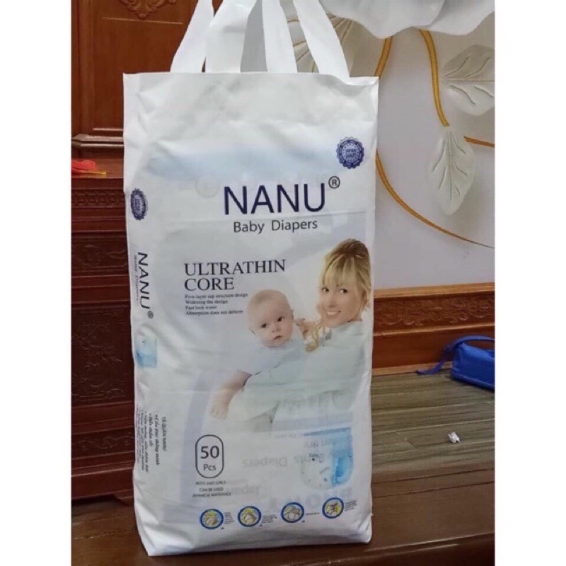 Tã/Bỉm Quần NANU size M50/L50/XL50 Từ 6-15kg.