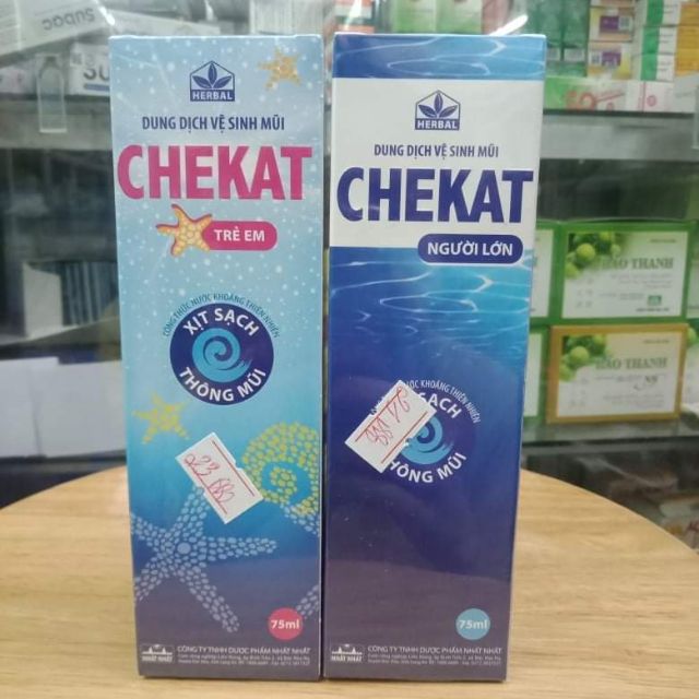 Dung dịch vệ sinh mũi Chekat 75ml