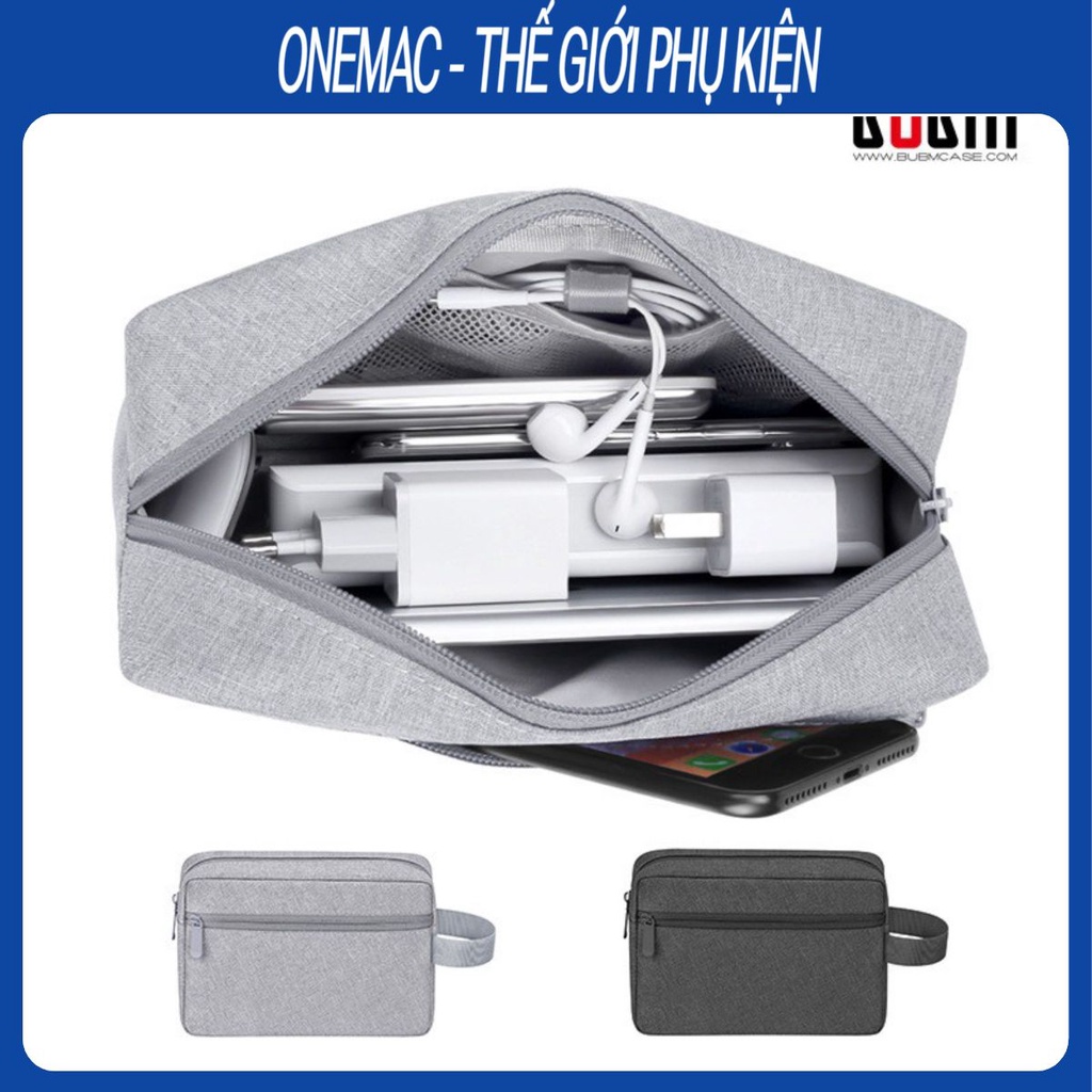 Túi đựng phụ kiện điện thoại, laptop, ipad dây cáp sạc, tai nghe, máy tính bảng, phụ kiện chính hãng BUBM.