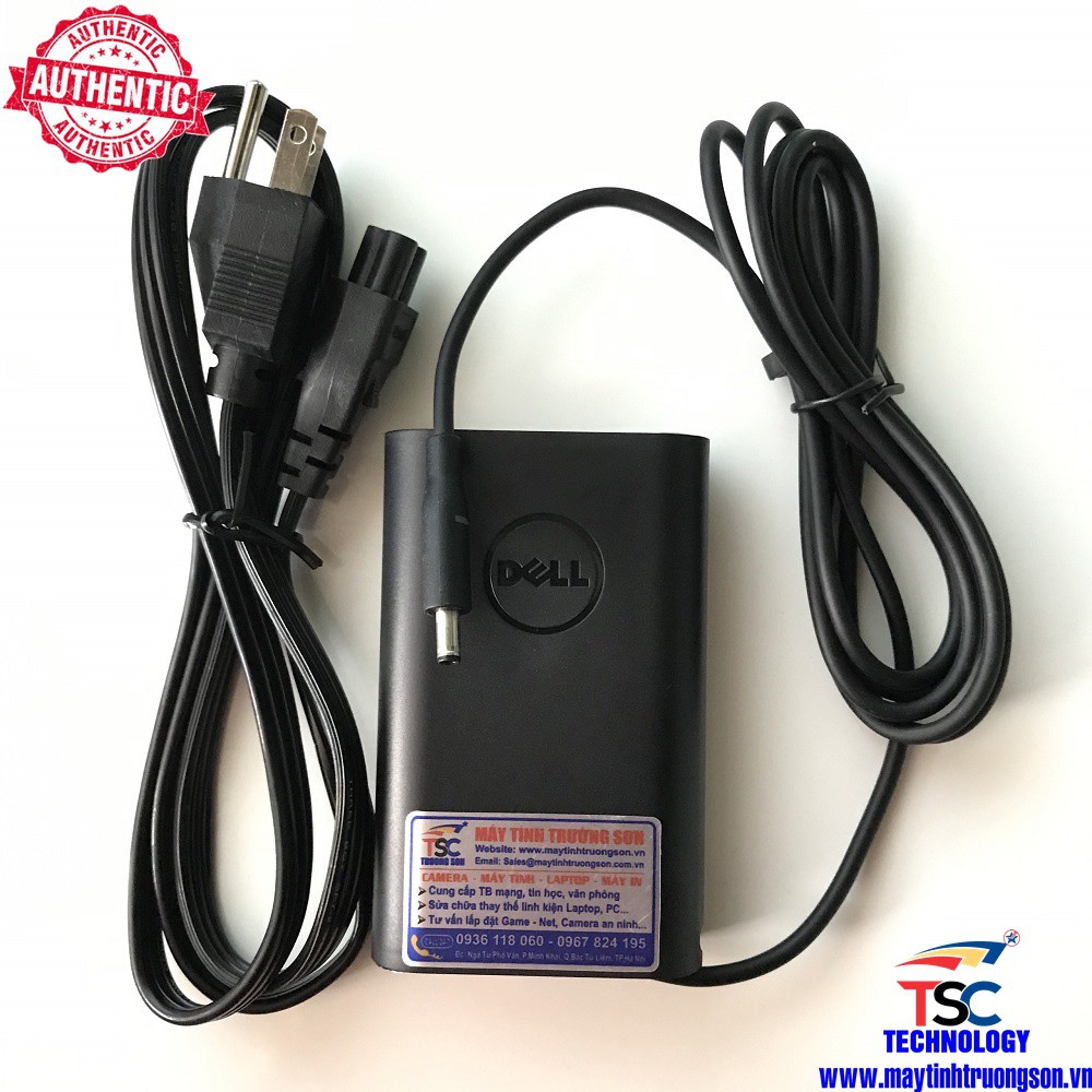 Sạc Laptop DELL Inspiron 11 13 14 15 3000 5000 7000 65W 90W 19.5V - 3.34A, 4.62A Chân Kim Nhỏ | Sạc Zin Cao Cấp