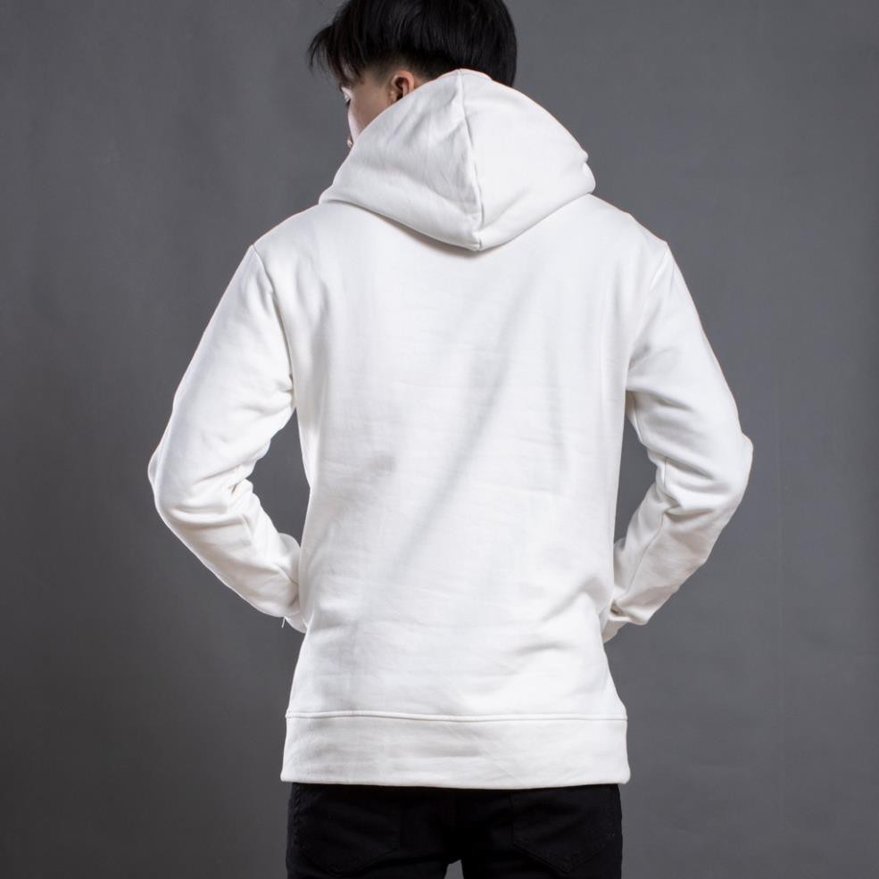 Áo hoodie trơn dài tay Bape Phếch  - 9045, có nón liền, túi trước