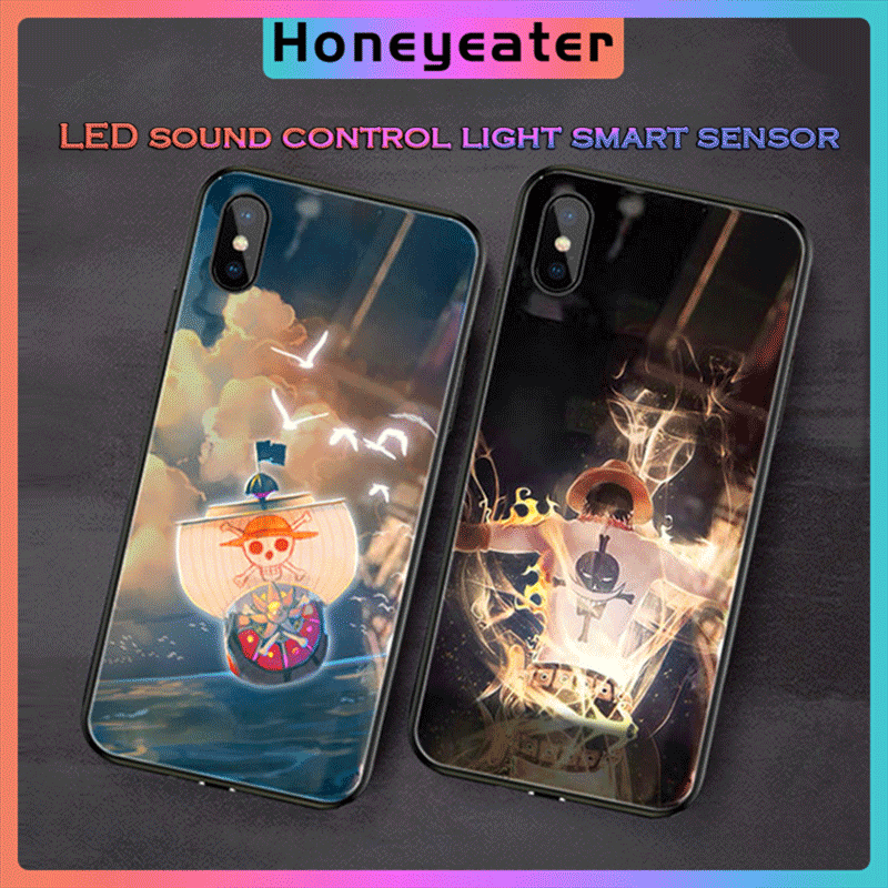 Ốp điện thoại cứng có đèn led phát sáng thích hợp cho Iphone 12 11 Pro Max X Xs Max Xr