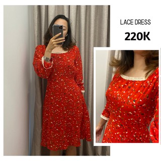 Lace Dress - Đầm voan cổ ren