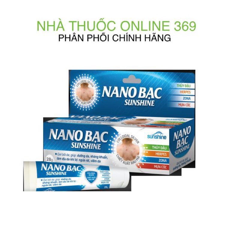 Kem bôi nano bạc xanh siêu nhạy