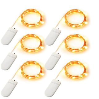 Dây đèn led dùng pin trang trí sinh nhật , đèn đom đóm pin cúc cr2032