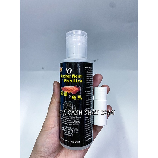 DUNG DỊCH OCEAN FREE 0 ANCHOR WORM &amp; FISH LICE 125ML CHO CÁ RỒNG
