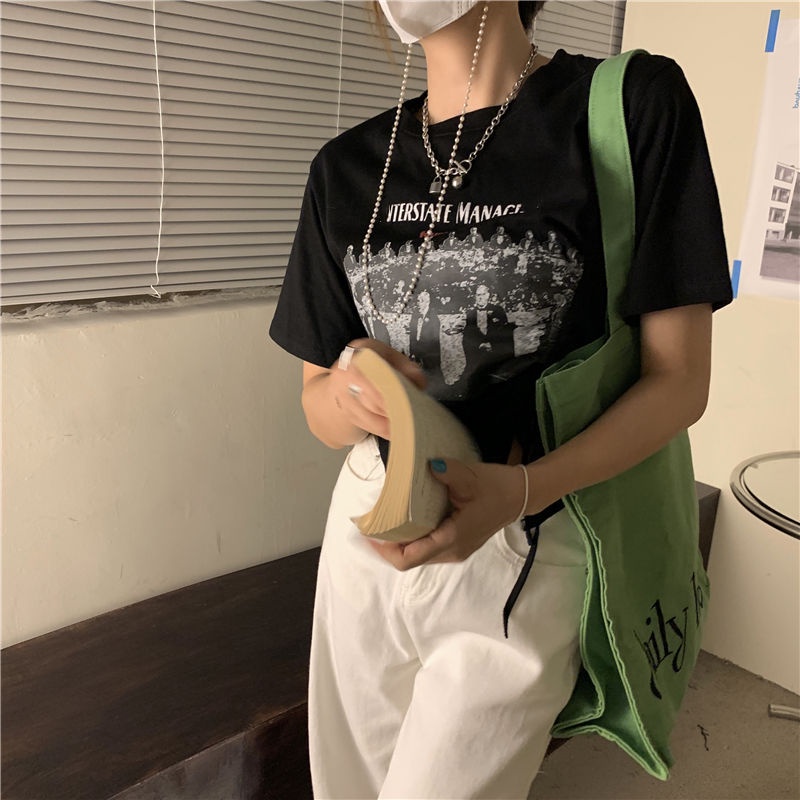 Áo thun dáng ngắn xẻ tà phối dây rút thời trang mùa hè dành cho nữ