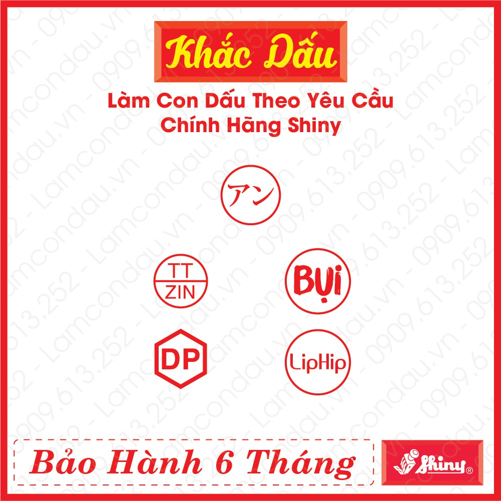 Dấu Tích Điểm - Dấu thẻ tích điểm Dấu thỏi son đóng linh kiện điện thoại R512