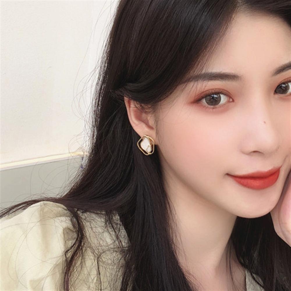 Bông Tai Hình Học S925 S925 Thời Trang Cho Nữ