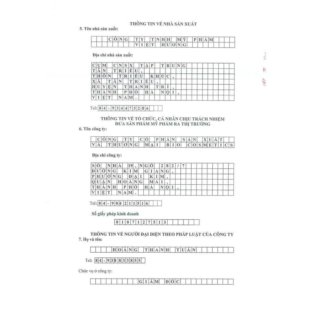 Sửa Rửa Mặt Giảm Mờ Mụn BIOCOSMETICS, Làm Sạch Da Và Làm Sáng Da 100ml