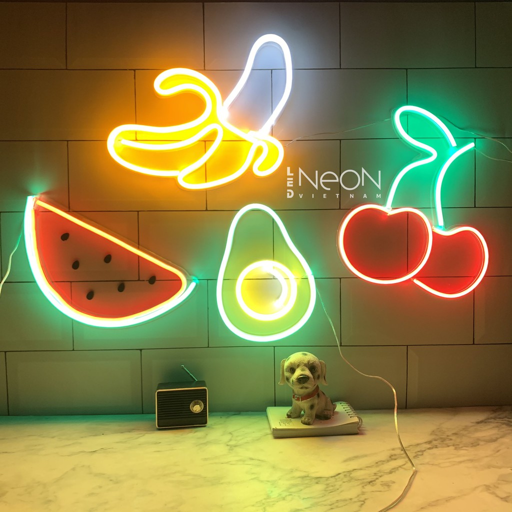 Đèn Led Neon Hình Qủa Bơ