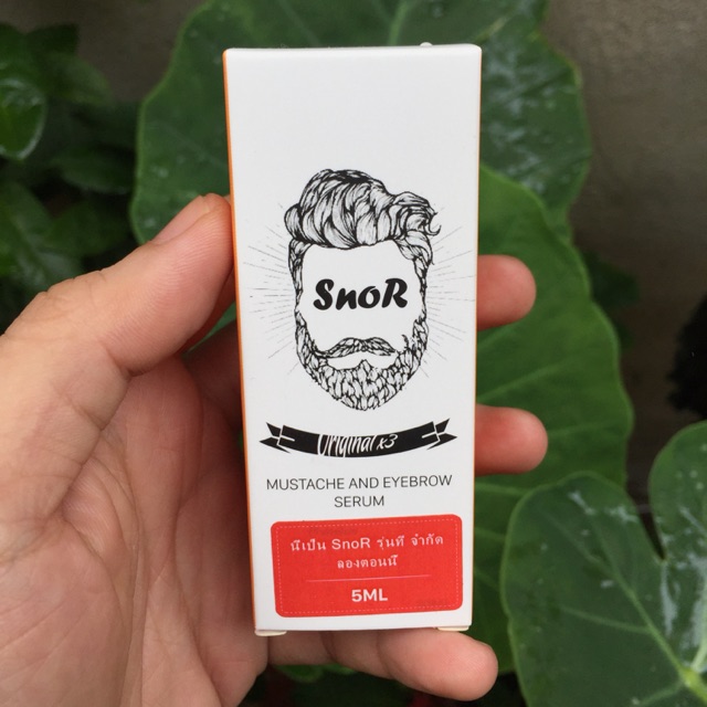 [CHÍNH HÃNG] SnoR Thailand 05mL mọc lông mày, râu và tóc Full box