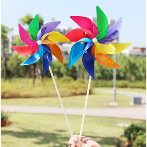 💥💥Chong chóng gió đồ chơi mới vật lý 4 5 6 7 8 cánh vui nhộn cho bé trang trí sân vườn nhiều màu 000088💥💥