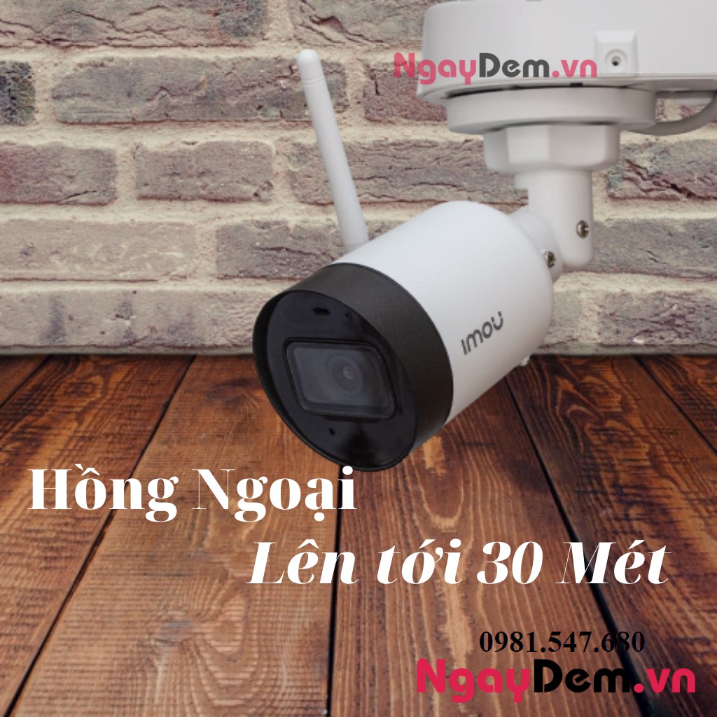 Camera Wifi IP Ngoài Trời Siêu Nét IMOU G42P 4K- Cam Ngoài Trời Chính Hãng Dahua-Hồng Ngoại 30 Mét ( BH 2 năm)