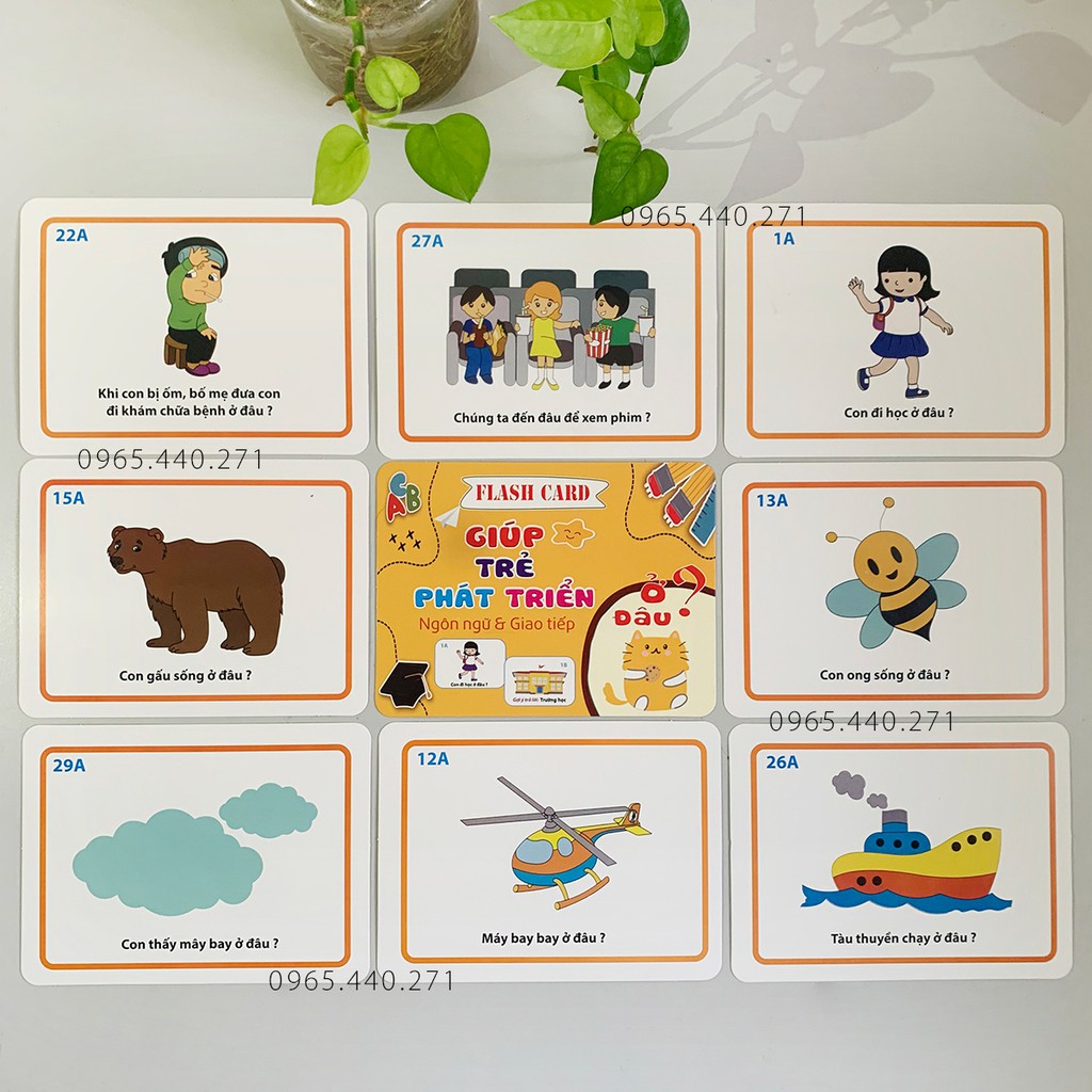 Bộ Flashcard 300 câu hỏi + trả lời giúp trẻ phát triển tư duy ngôn ngữ &amp; giao tiếp: Ai? Cái gì? Ở đâu? Khi nào? Tại sao?