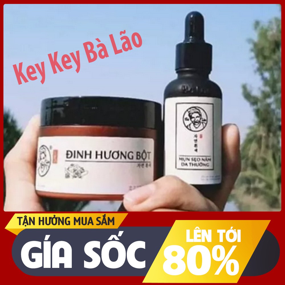 Combo Serum Tái Tạo Hỏa Tốc và Bột Đinh Hương Bà Lão Chuẩn Chính Hãng