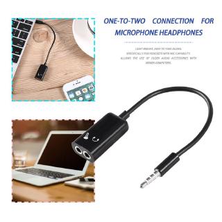 Dây cáp nối đổi đầu tai nghe 3.5mm và mic