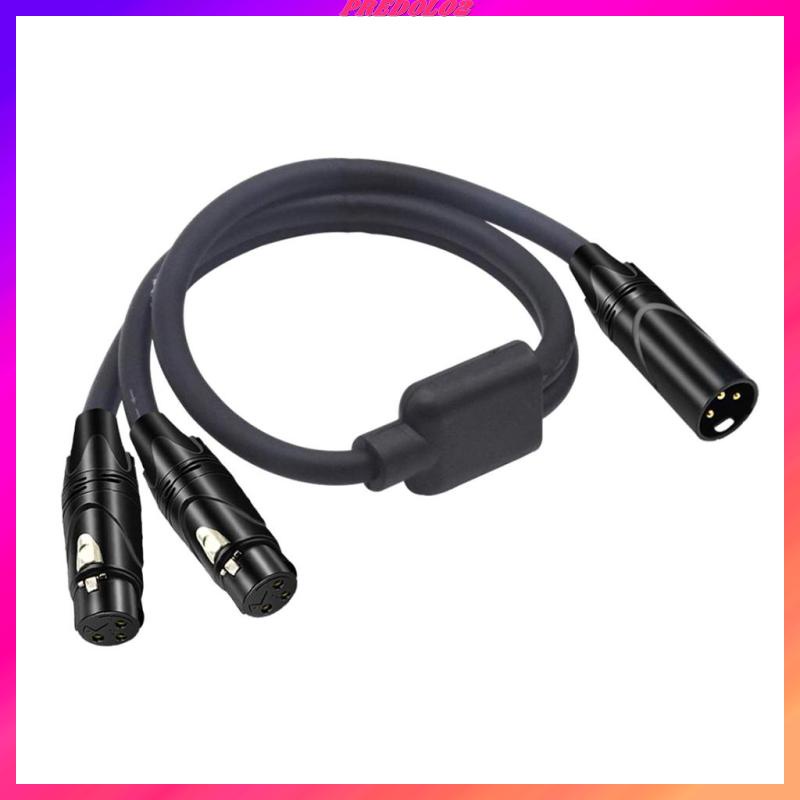 Dây Cáp Chữ Y Chuyển Đổi Đầu Cắm XLR Thành Hai Cổng Cắm XLR 2 Cho Micro