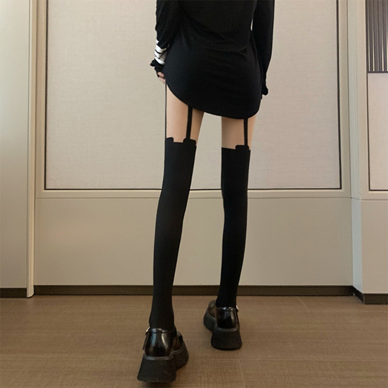 Đôi vớ cao tới gối thiết kế dễ thương quyến rũ cho nữ