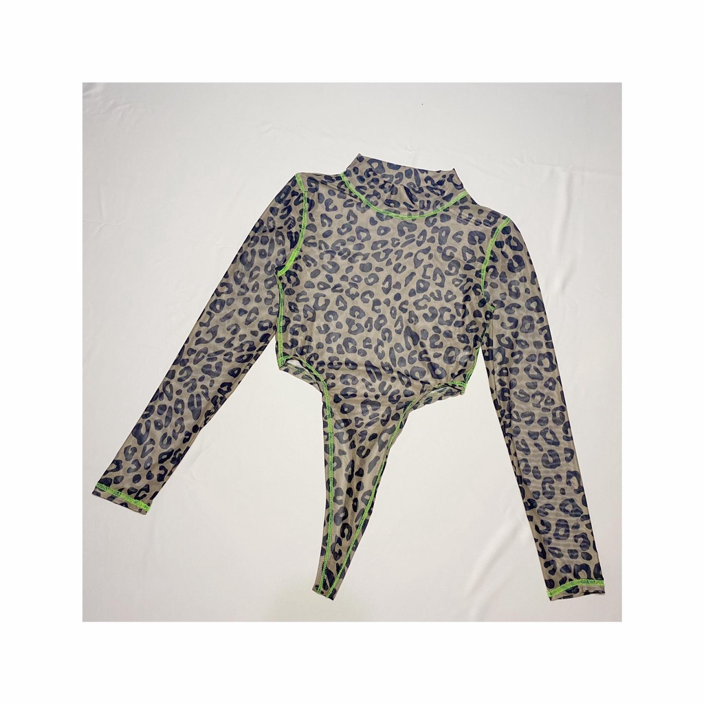 (Ảnh thật) Bodysuit Lọt Khe Xuyên Thấu
