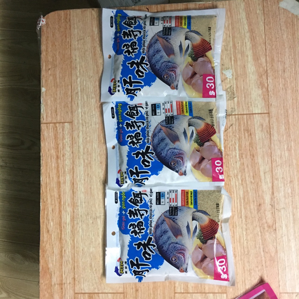 Mồi câu cá rô phi tôm , rô phi gan