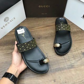 Dép Sỏ Ngón Đính Nhím Đính đá Vàng New 💥💥😍😍