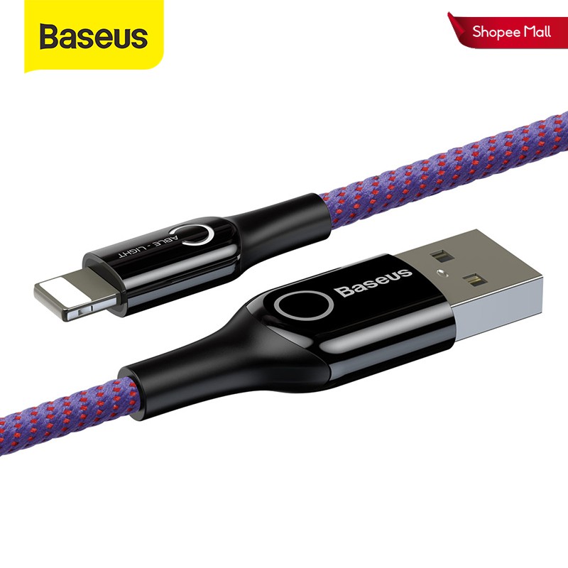 Cáp Baseus cổng USB 2.4A sạc/ truyền dữ liệu chất lượng cao cho iPhone XR XS Max